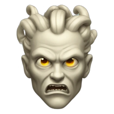 Démon gorgon sticker