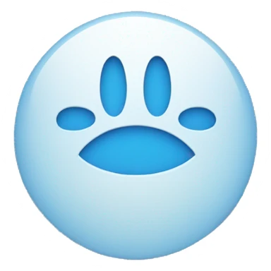 Blue Circle with check inside sticker