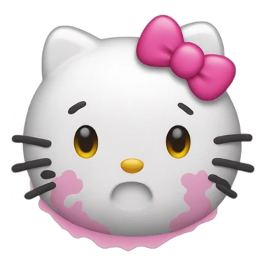 Emoji hello kitty sticker
