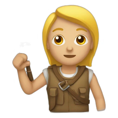 flecha apuntando sticker