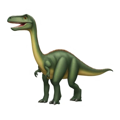 long-necked dinosaur sticker