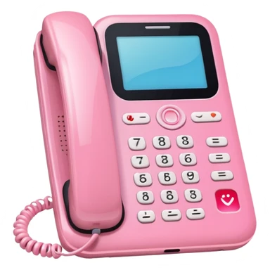 Vibrant pastel pink phone sticker