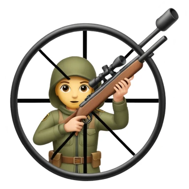 Sniper aim sticker