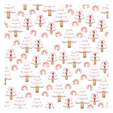 Christmas girly wallpaper with trees cookies chilling all in red colour sticker