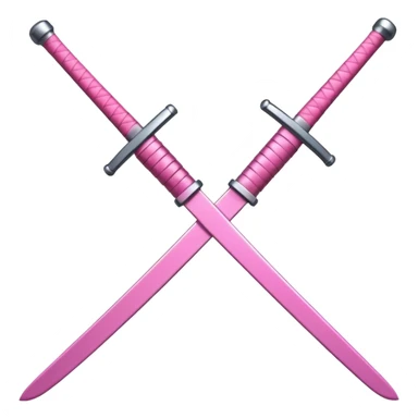 pink katana sticker