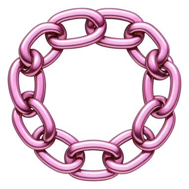 pink chain icon sticker