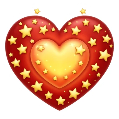 Love and stars sticker