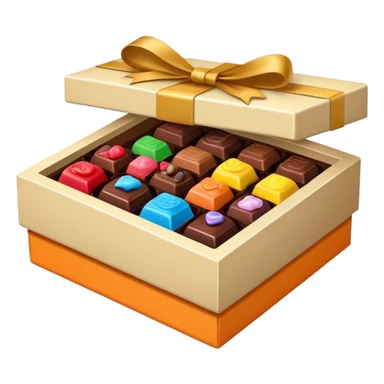 Box of chocolates  sticker