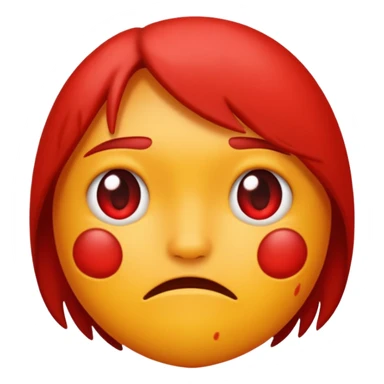 mancha vermelha na pele sticker