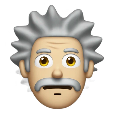 rick from rick and morty sticker