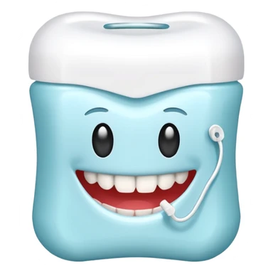 dental floss sticker