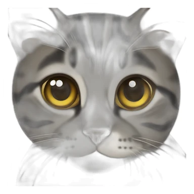 Black mackerel tabby cat lying down sticker