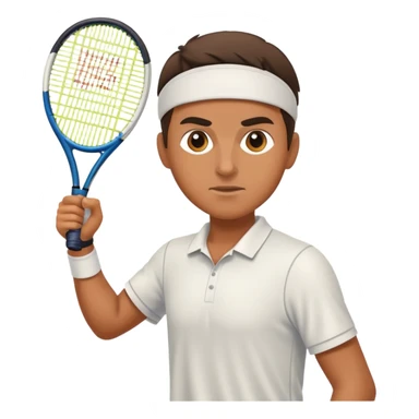 tennis player sticker