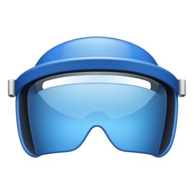 a blue rectangle with the text "visor" written on it sticker