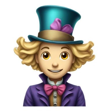 Alice in Wonderland Hatter character sticker