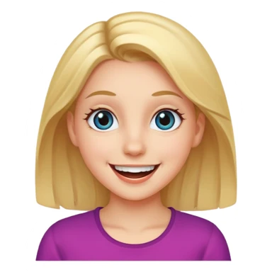 Девушка в восторге sticker