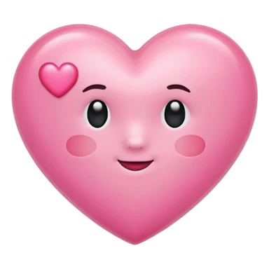 Make a pink heart with a cute R in the middle sticker