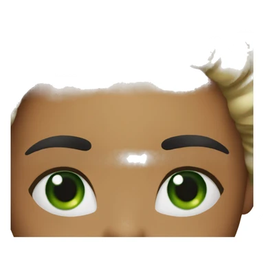 sag green lashes and eyebrows only not a full face sticker