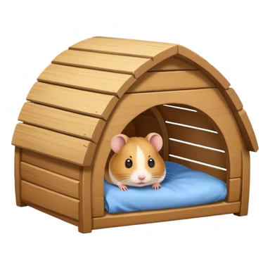 hamster hut sticker