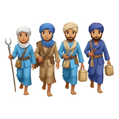 Desert Nomad Travelers sticker