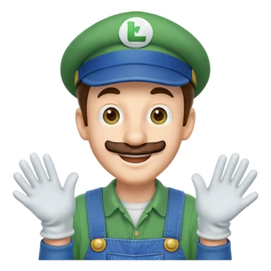Luigi from Mario Bros sticker
