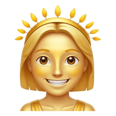 happy day with sunshine and smiling face sticker