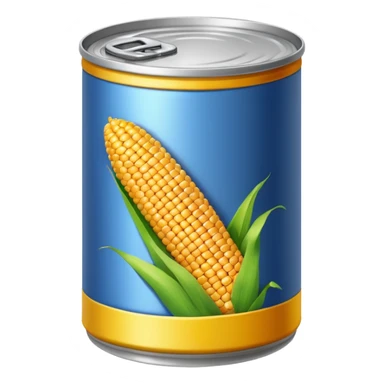 Can of corn sticker