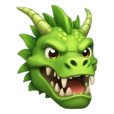 dracofeu qui fume sticker