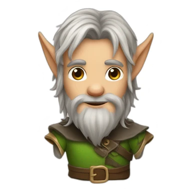 Elfe chevauchant un sanglier sticker