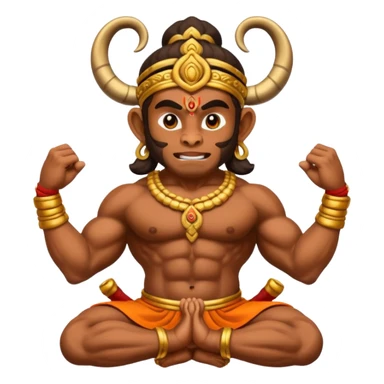 Hanuman ji Ram jap sticker
