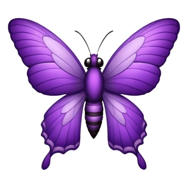 Mariposa morada sticker