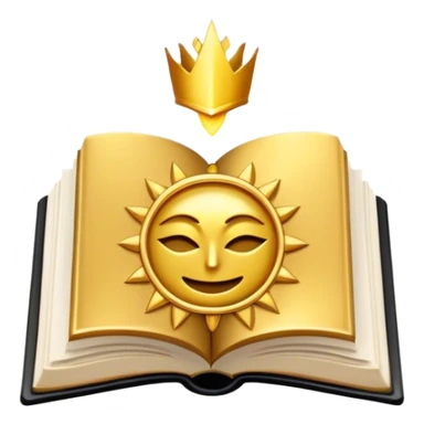 Un libro negro mate con detalles en dorado profundo o rojo oscuro, irradiando una sombra poderosa, con un símbolo de escudo, y una ligera aura de calor, reflejando el poder de vivir sin miedo.  sticker