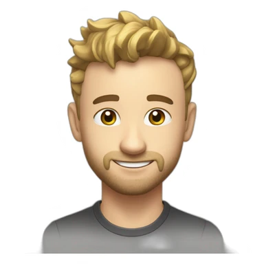 Squeezie avecun trophée Youtube 1million d’abonnés sticker