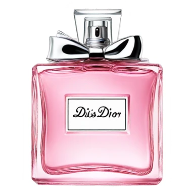 Miss Dior perfume in pink sticker