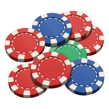 poker chips sticker
