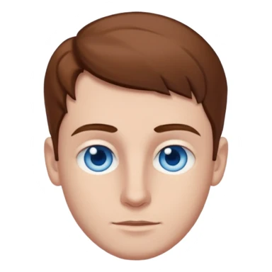 Elmer Bäck (b.1981) with blue eyes, brown hair sticker