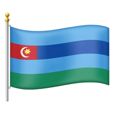 Flag dagestan sticker