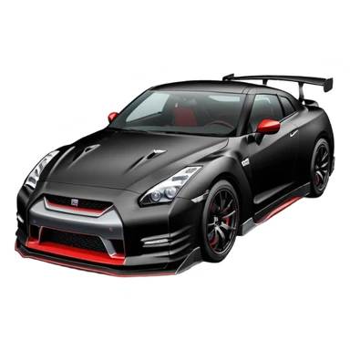 Nissan Gt r r35 nismo siyah  sticker