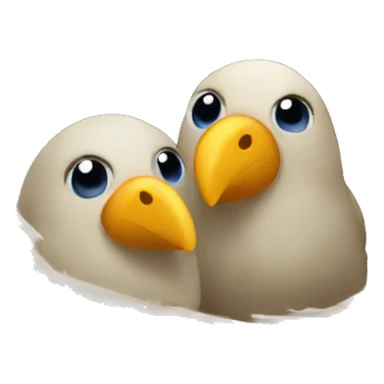 empty bird nest sticker