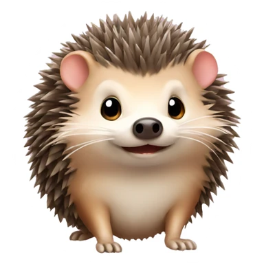 Hedgehog with a Bow sticker