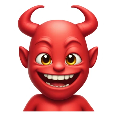  big fat red Valentine Imp sticker