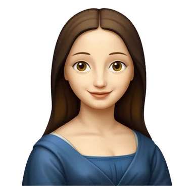Mona lisa sticker