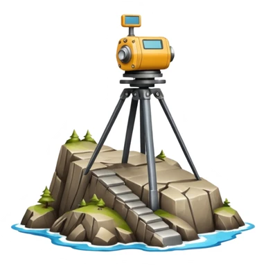 gps locater on west coast nz terrain sticker