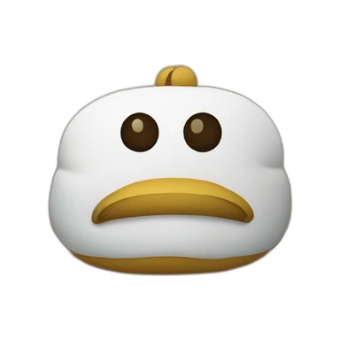 Coussin sur canard sticker