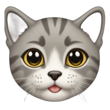Gato em formarto de cachorro quente sticker