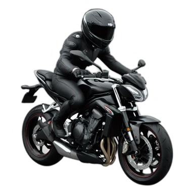 Trimph street triple wheeling sticker