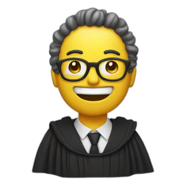 Smiley who judge sticker