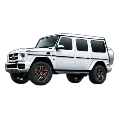 g 63 with a mountain background sticker