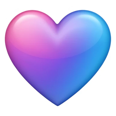 Ombré pink blue purple heart 2016 vibes sticker