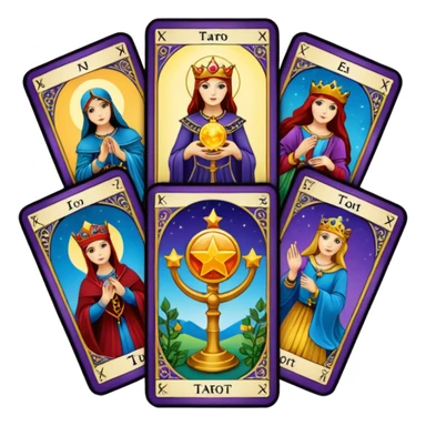 tarot cards sticker